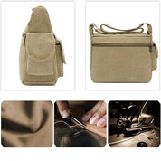 Max | Canvas Messenger Schultertasche