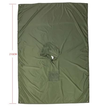 Regenponcho für den Außenbereich