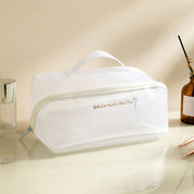 Mila | Geräumige Reisetoilettentasche aus Netzmaterial