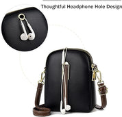 Sophie | Mini Schultertasche aus Lychee-Leder