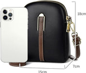 Sophie | Mini Schultertasche aus Lychee-Leder