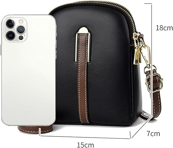 Sophie | Mini Schultertasche aus Lychee-Leder