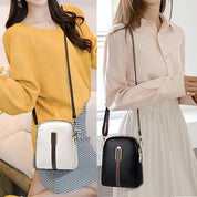 Sophie | Mini Schultertasche aus Lychee-Leder