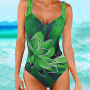 Lena | Blumen Einteiler für Strand und Pool