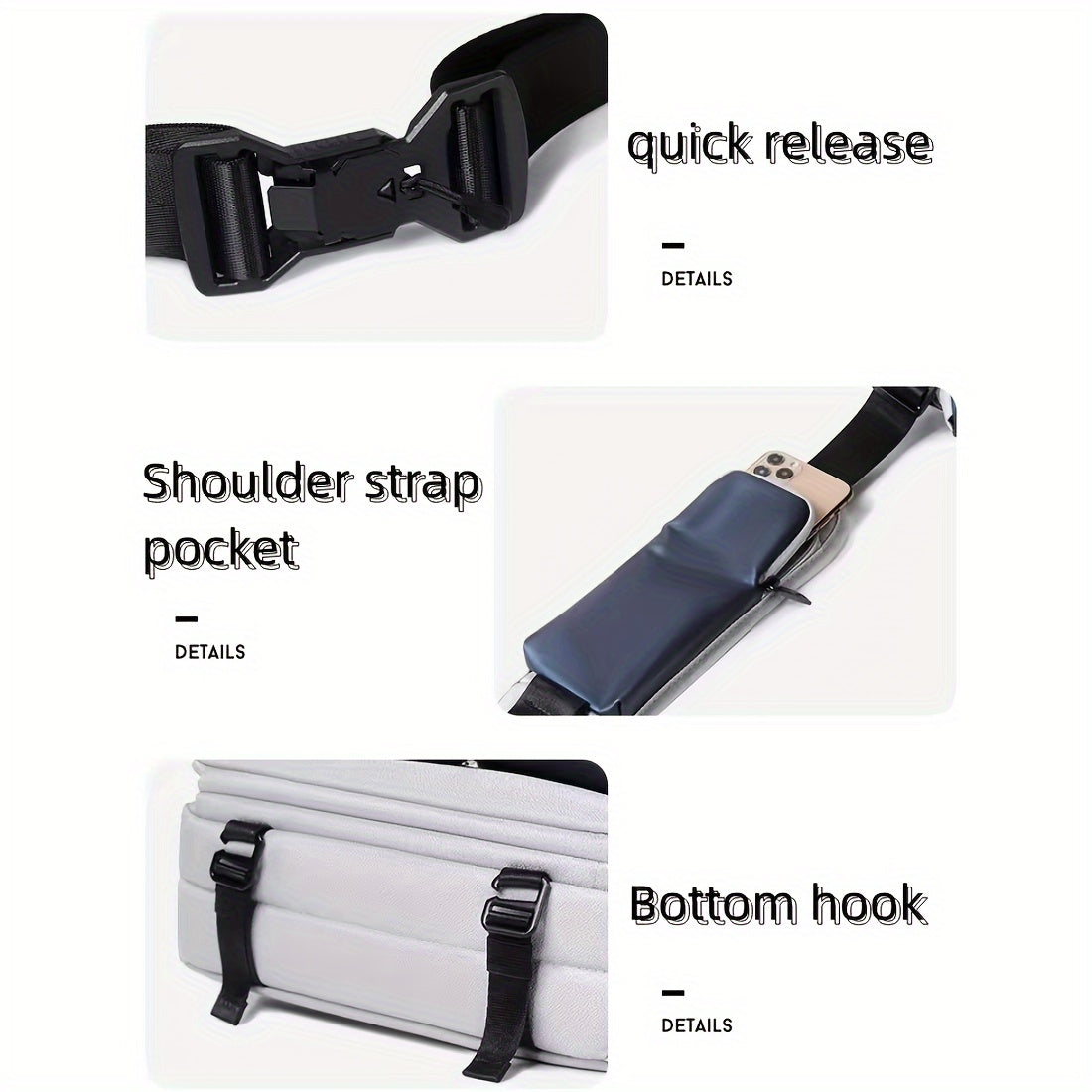 Luca | Anti-Diebstahl Kamera Schultertasche