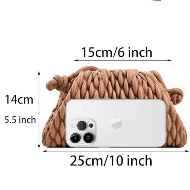 Chloe | Stilvolle Einfarbige Mini Leder Crossbody Schultertasche