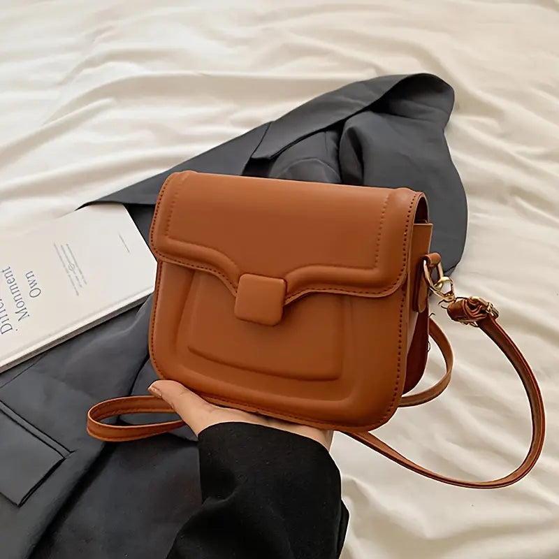 Luna | Damen PU Leder Sattel Crossbody Sling Tasche