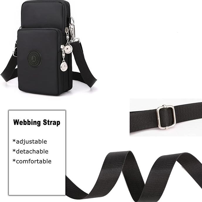 Lena | Kleine wasserdichte Nylon Umhängetasche