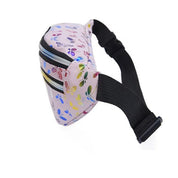 Lila | Damen Schmetterlingsdruck Crossbody Gürteltasche