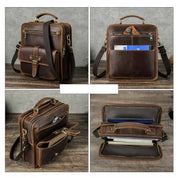 Lucas | Leder Crossbody Messenger Umhängetasche