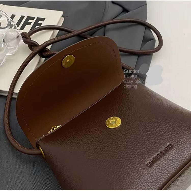 Sophie | Mini Zarte Kunstleder Crossbody Schultertasche