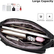 Maya | Leichter Multi-Taschen Nylon Crossbody Messenger Reisetasche