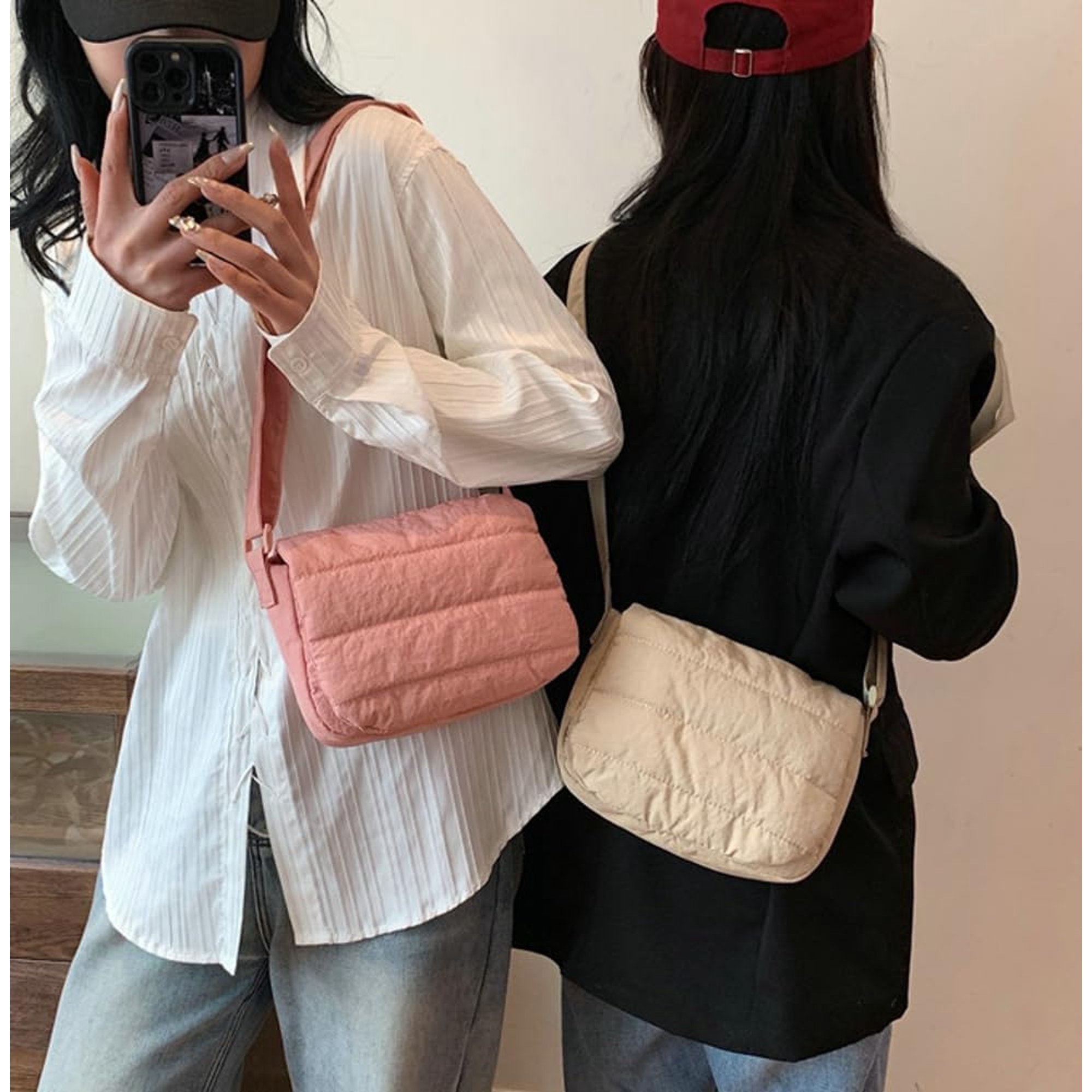 Sara | Schicke Einfarbige Crossbody Reisetasche