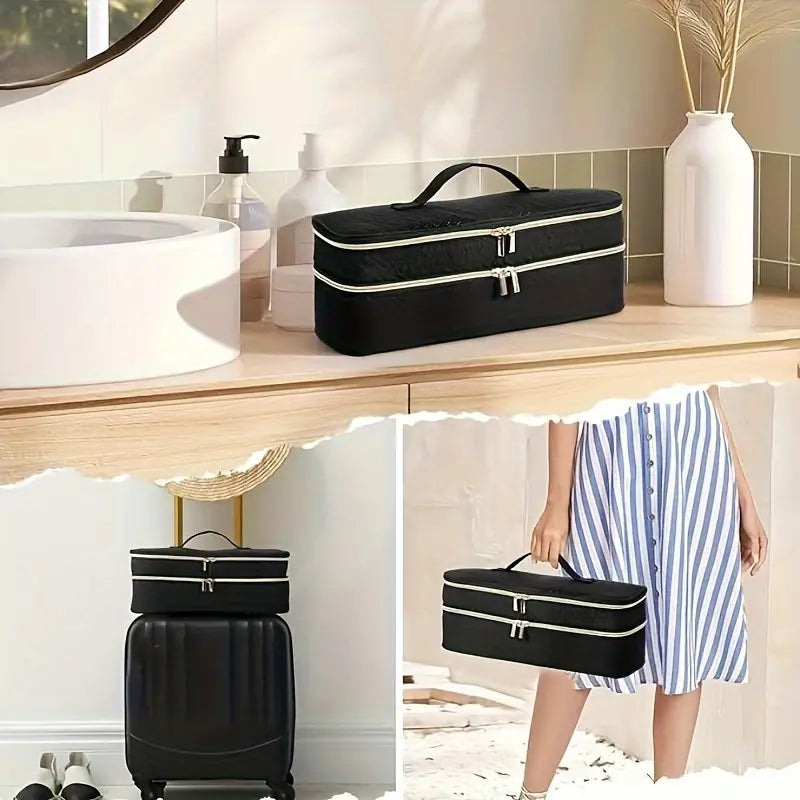 Sheila | Doppelschichtige Aufbewahrungsdesign Schönheits-Essentials Organizer