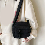 Eva | Damen Corduroy Kleine Casual Umhängetasche