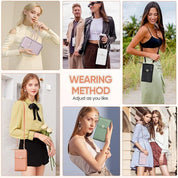 Lana | Damen Mini Leder Crossbody Handytasche