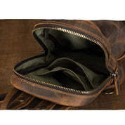 Oscar | Retro Leder Reisekreuzkörper Umhängetasche