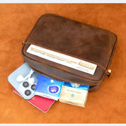 Ethan | Premium Rinderleder Leren Crossbody Sling Tasche