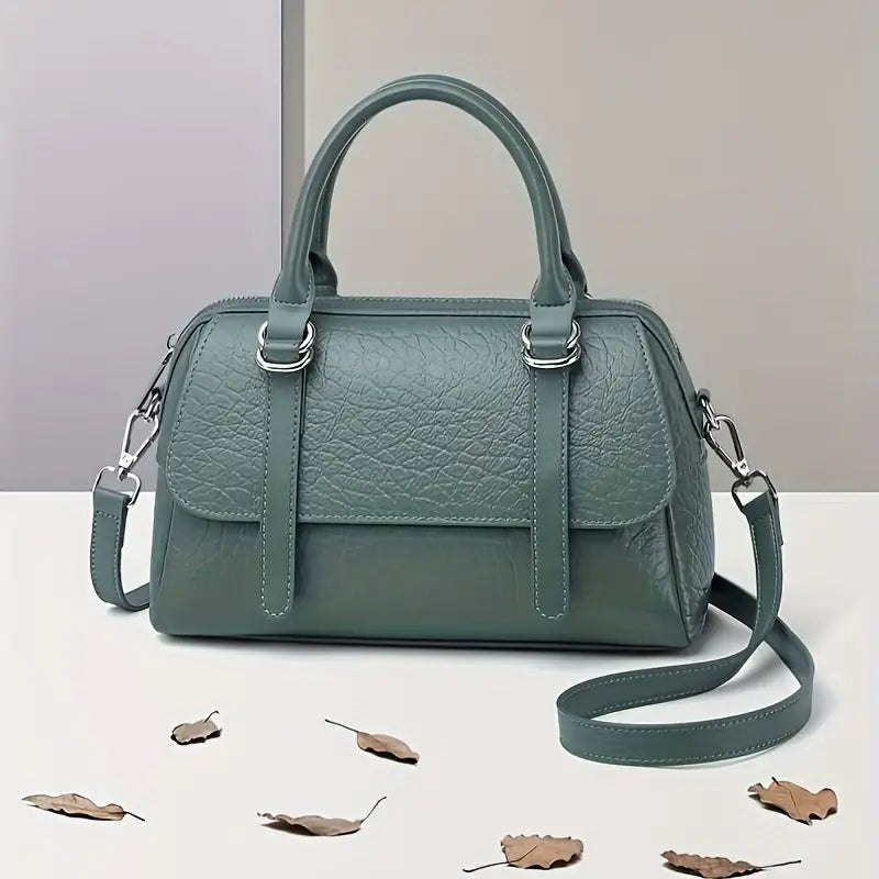 Ella | Damen Elegante Leder Crossbody Sling Handtasche