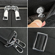 Ethan | Britischer Stil Leder Laptop- und Schultertasche