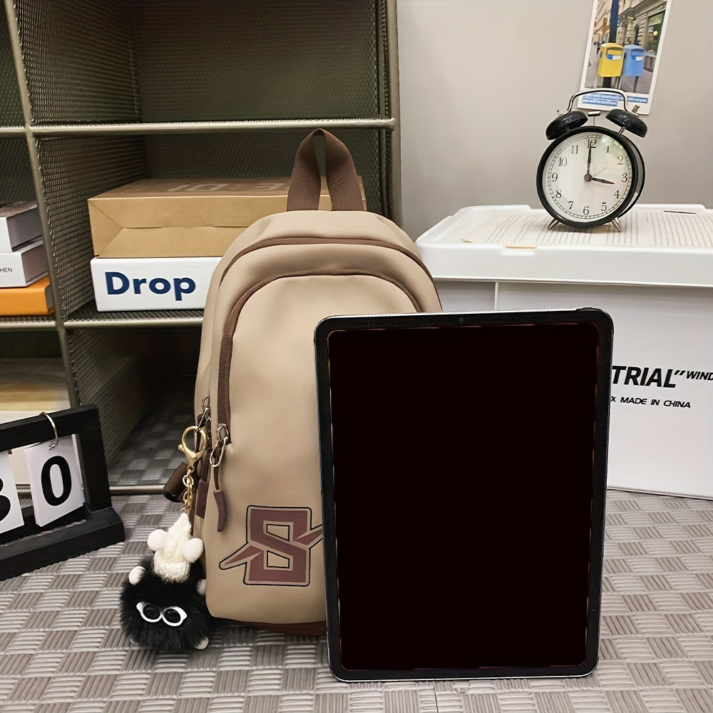 Joris | Geometrische Nylon Umhängetasche