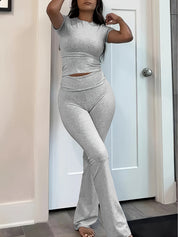 JILLIAN | Einfarbiges Sportanzug