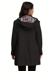 Talya | Stilvolle Damen Hoodie Mantel mit Taschen