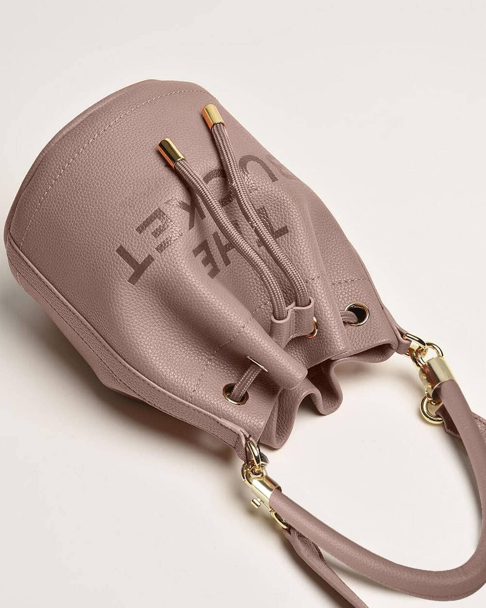 Eva | Stilvolle Drawstring Bucket Schultertasche