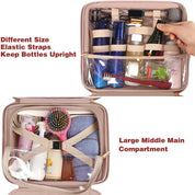 Samira | Vielseitiger hängender Kulturbeuteltasche mit mehreren Fächern