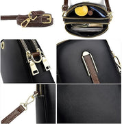 Sophie | Mini Schultertasche aus Lychee-Leder