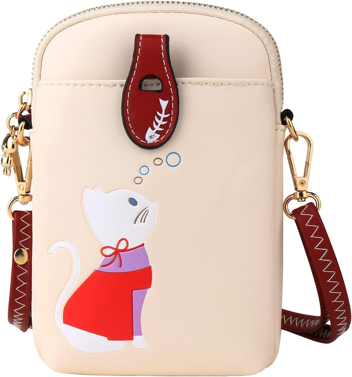 Sophie | Schattige Crossbody-Telefontasche mit Katzen-Design