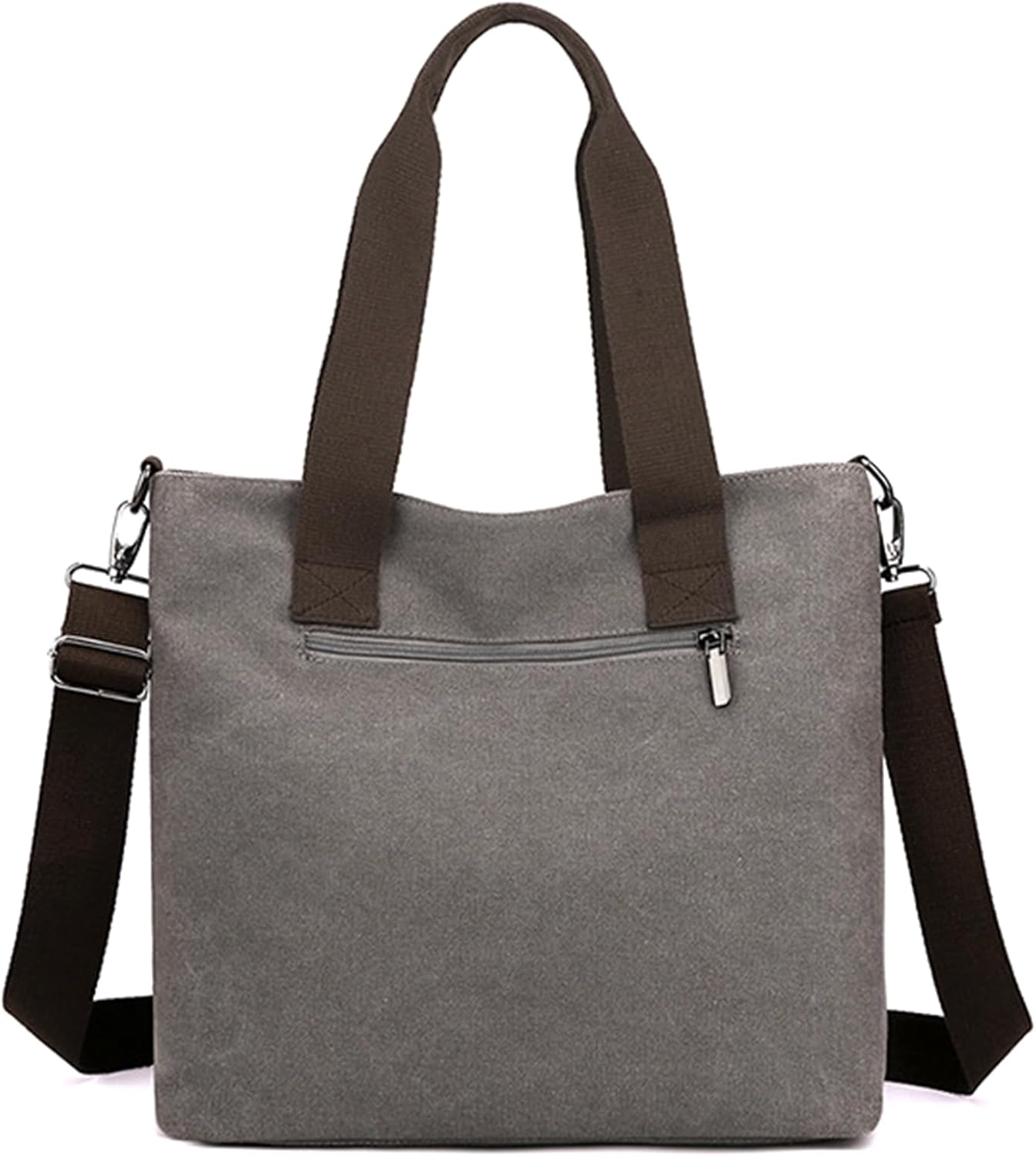 Lena | Canvas Schultertasche mit mehreren Fächern