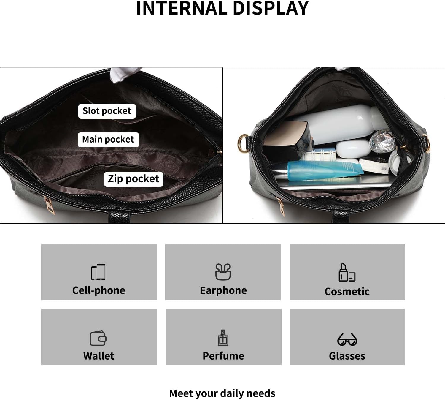 Lotte | Elegante Anti-Diebstahl Schultertasche