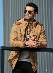 DANIEL | Herren Winterjacke mit Kapuze