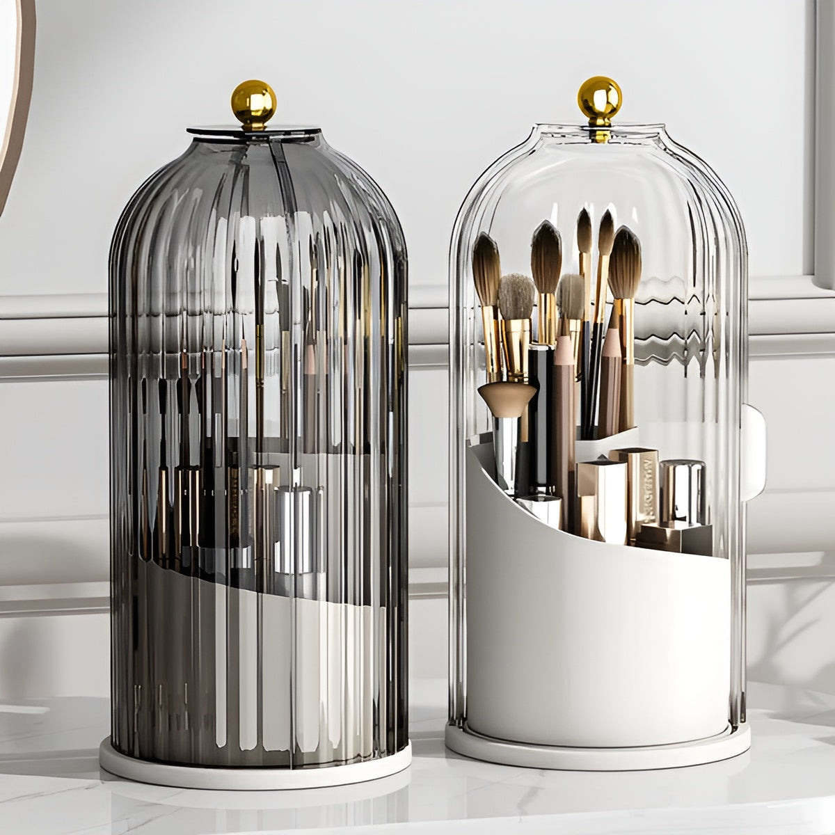 360 ° Drehung machen -up -Bürstenorganisator - Beautymax-3