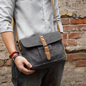 Lars | Retro Canvas Reis Schultertasche