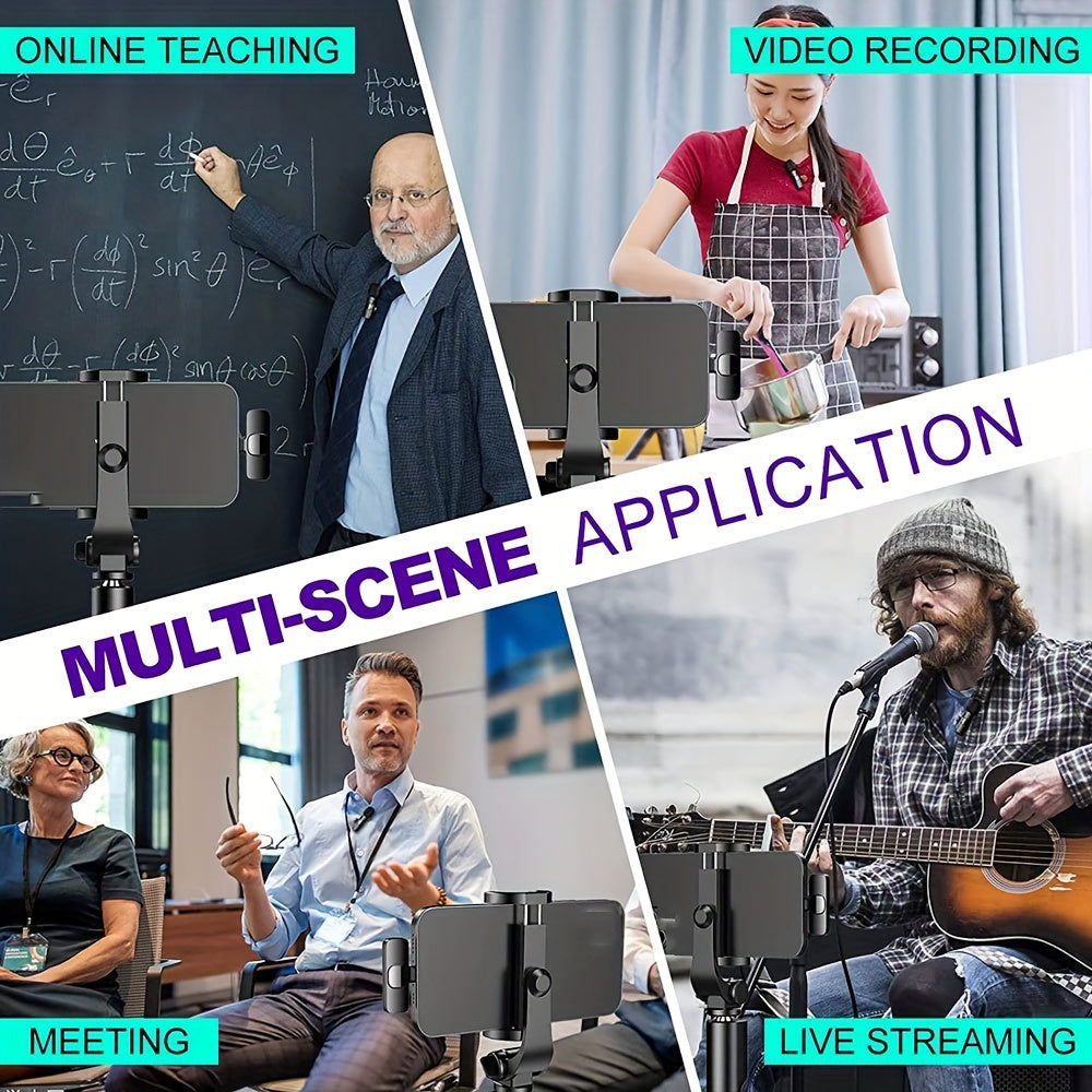 Wireless Lavalier-Mikrofon für Videoaufnahmen und Live-Streaming-Kompaktes Design mit hoher Klangqualität und USB-C-Verbindung-6