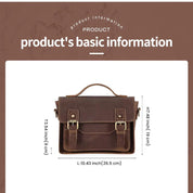 Oliver | Herren Casual Leder Crossbody Umhängetasche