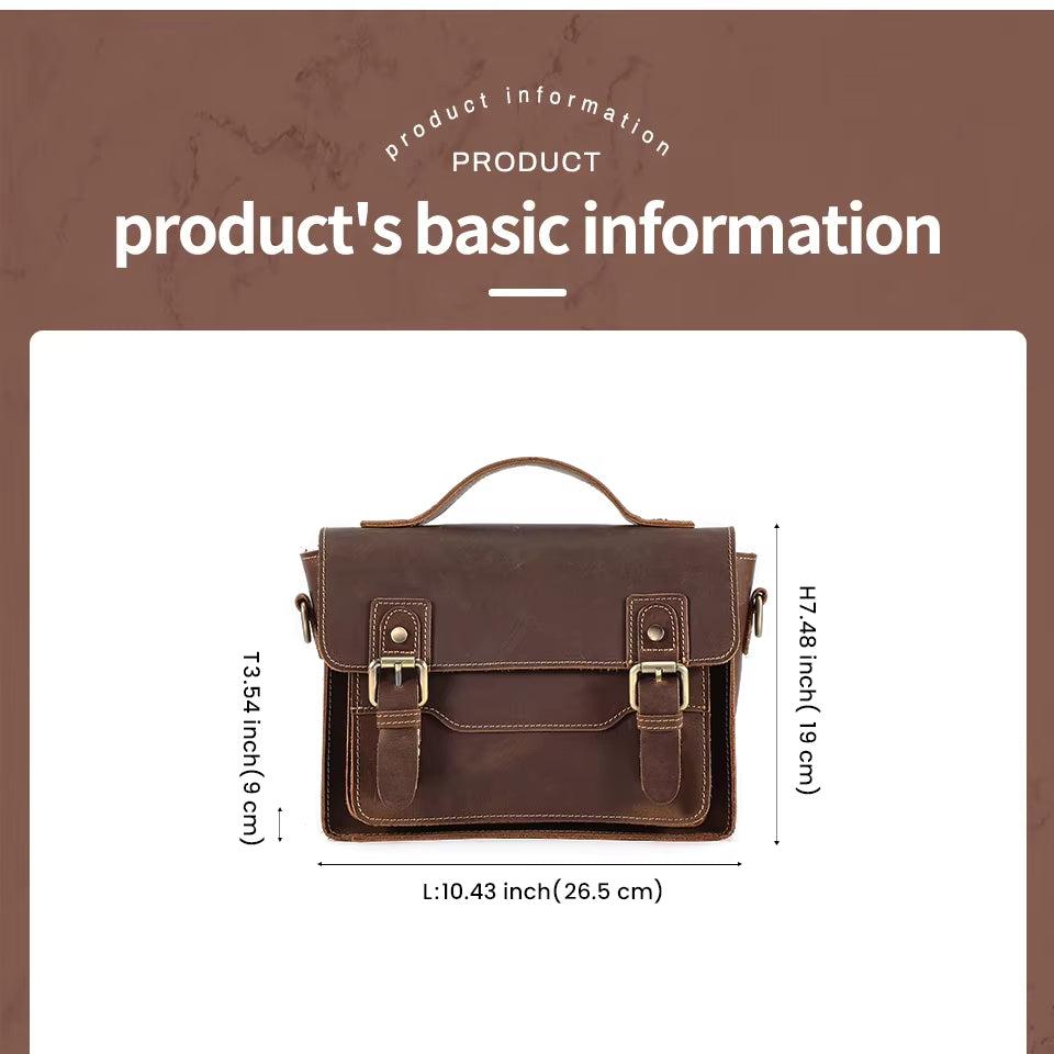 Oliver | Herren Casual Leder Crossbody Umhängetasche