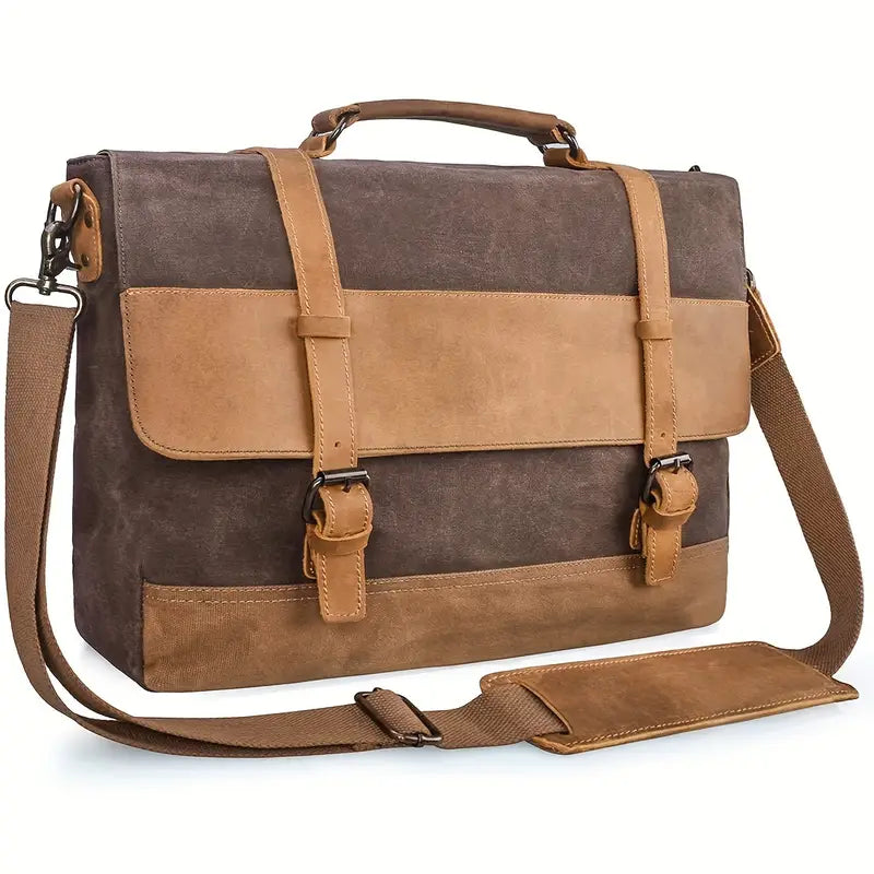 Jack | Vintage Wasserabweisende Canvas Umhängetasche Reisetasche