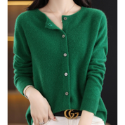 DANIELLE | Damen O-Hals Cardigan
