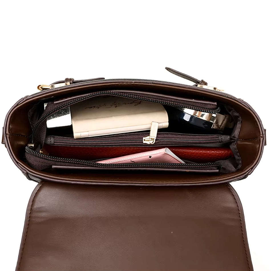 Lena | Elegante Schultertasche aus Kunstleder