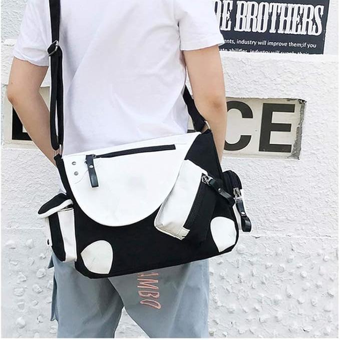 Niels | Herren Freizeit Canvas Schultertasche