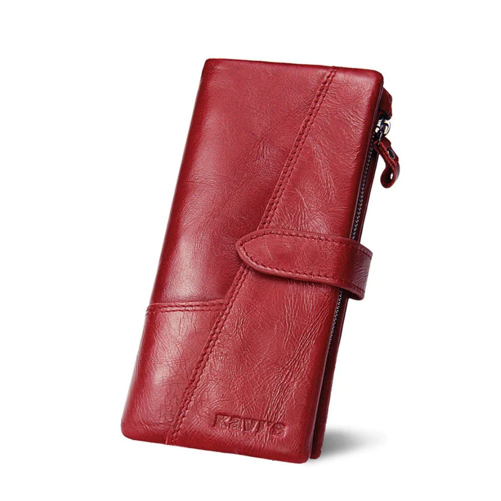 Berkley | RFID-sichere Vintage-Leder-Reisegeldbörse