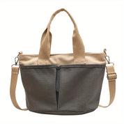 Isabel | Stilvolle Canvas Tote-Schultertasche