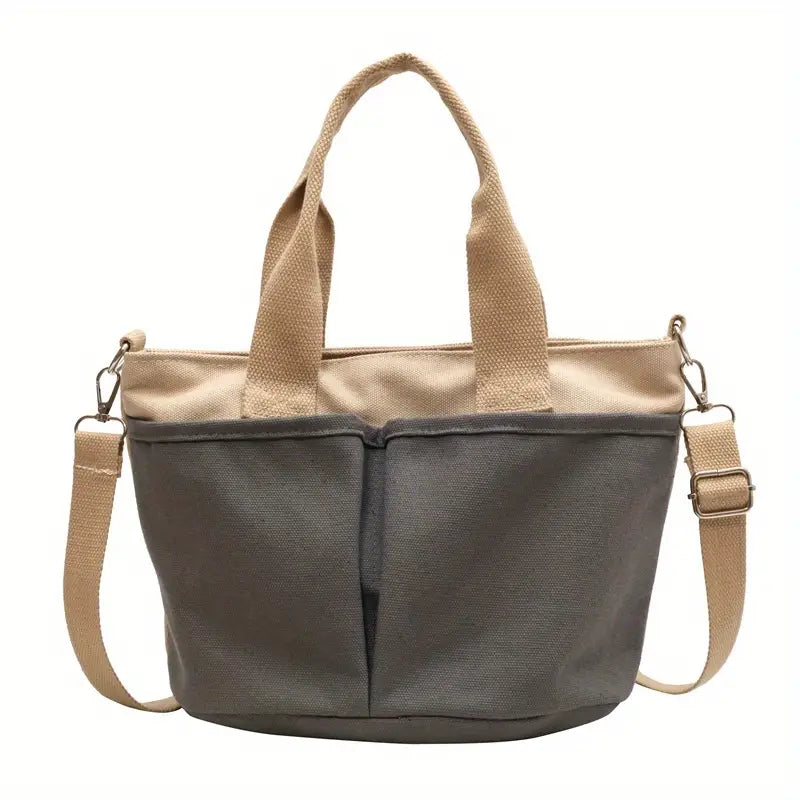 Isabel | Stilvolle Canvas Tote-Schultertasche
