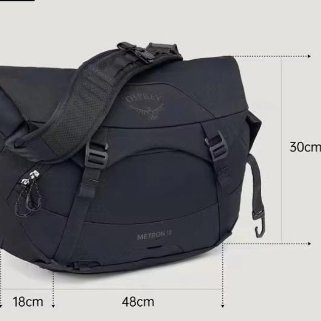 Dylan | Urban Umhängetasche Reisetasche mit Hi-Vis Regenhülle