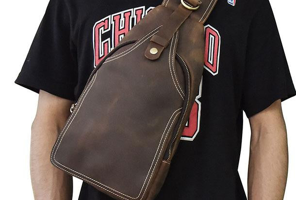 Timo | Luxuriöse Leder Abenteuerschultertasche