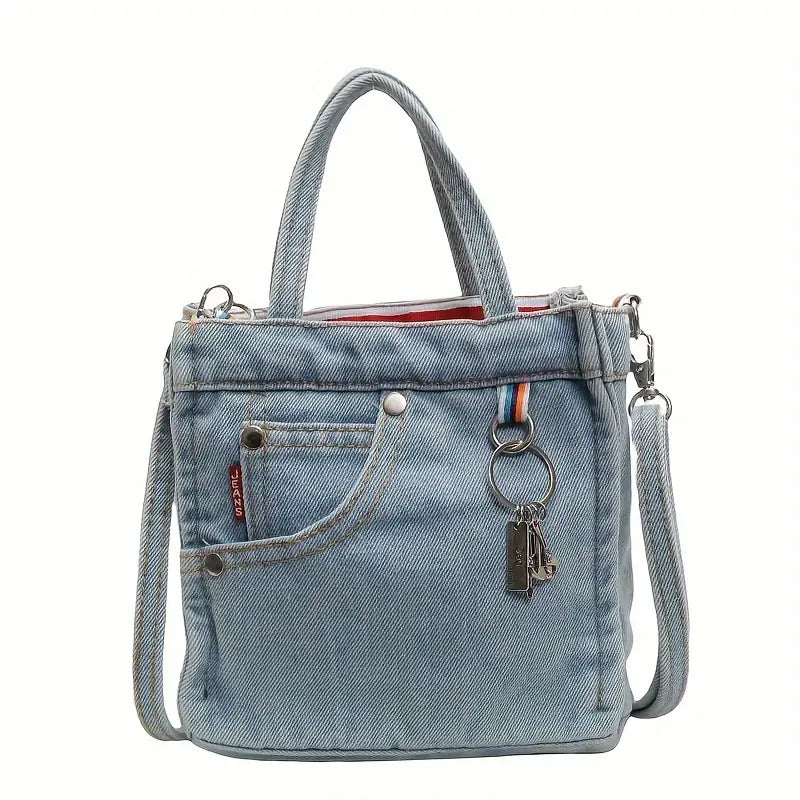 Eva | Stilvolle Denim Mini Crossbody Schultertasche