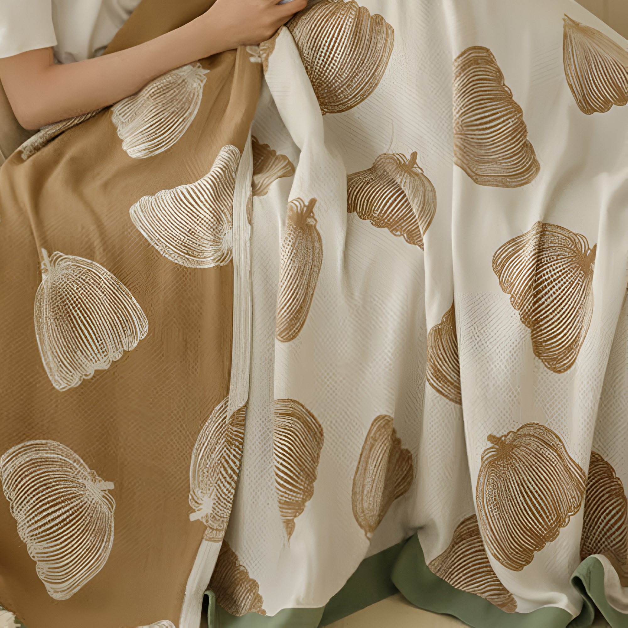 Ländliche Kürbisbambusfaserdecke